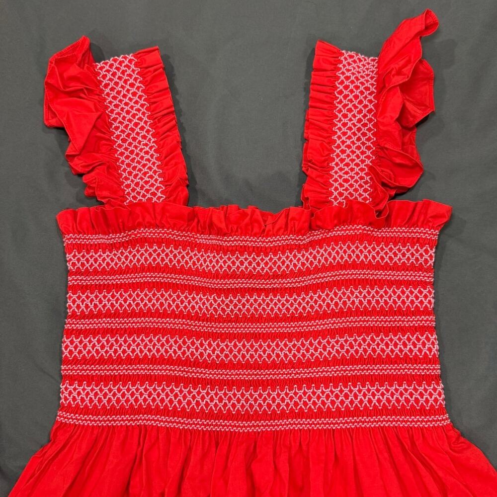 Hill House Home The Ellie Nap Dress Poppy Red Small - Picture 3 of 4